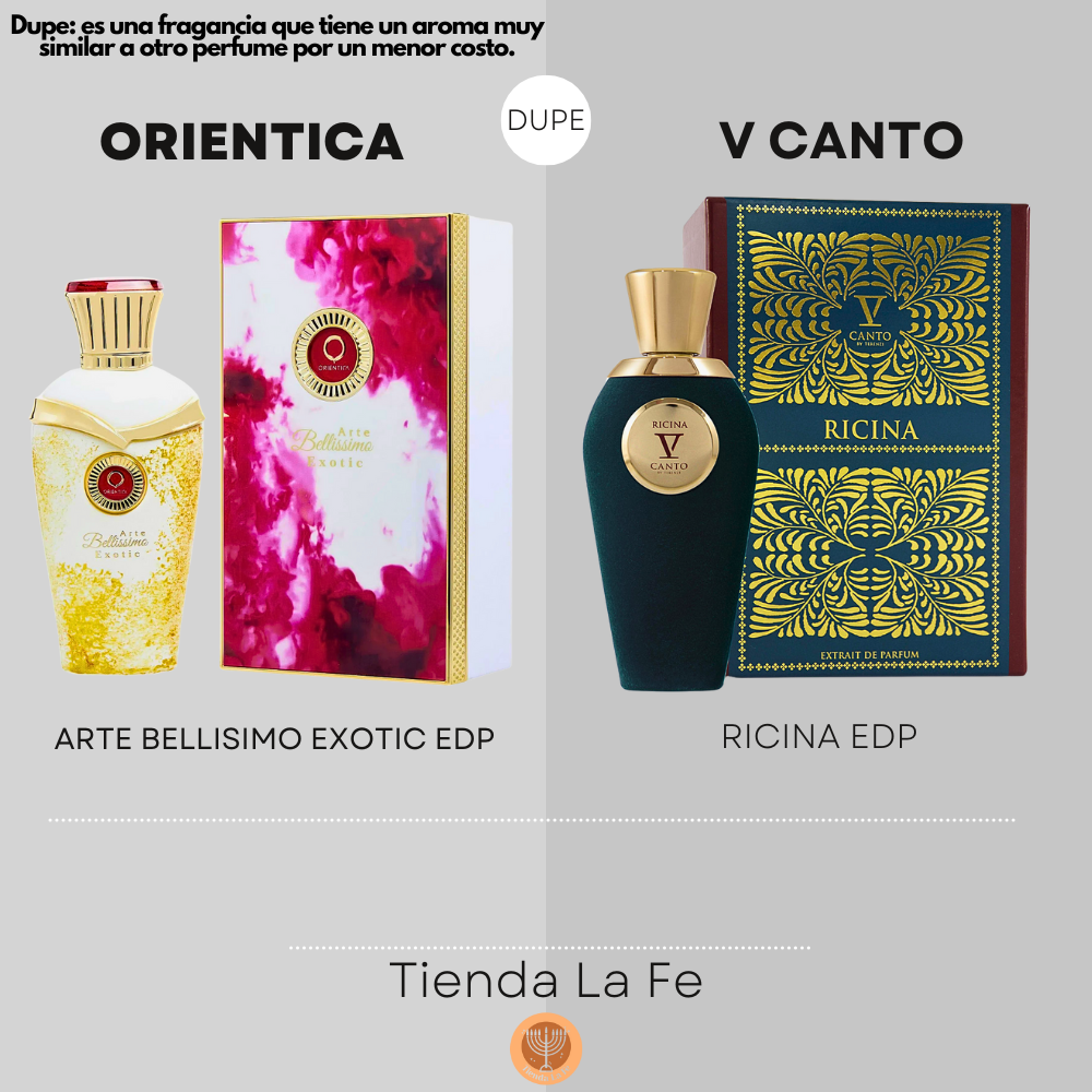 ORIENTICA ARTE BELLISIMO EXOTIC EDP 75ML (M) (DUPE V CANTO RICINA EDP)