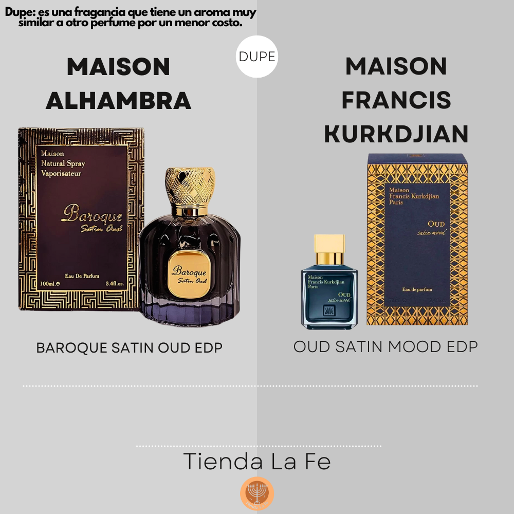 MAISON ALHAMBRA BAROQUE SATIN OUD EDP 100ML (M) (DUPE MAISON FRANCIS KURKDJIAN OUD SATIN MOOD EDP)