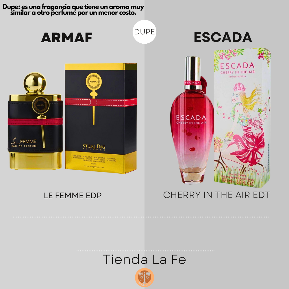 ARMAF LE FEMME EDP 100ML (M) (DUPE ESCADA CHERRY IN THE AIR EDT)