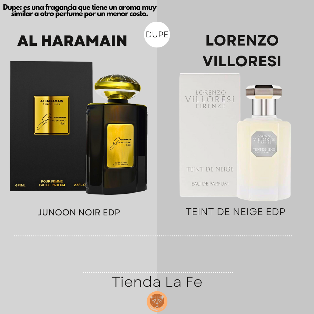 AL HARAMAIN JUNOON NOIR EDP 75ML (M) (DUPE LORENZO VILLORESI TEINT DE NEIGE EDP)