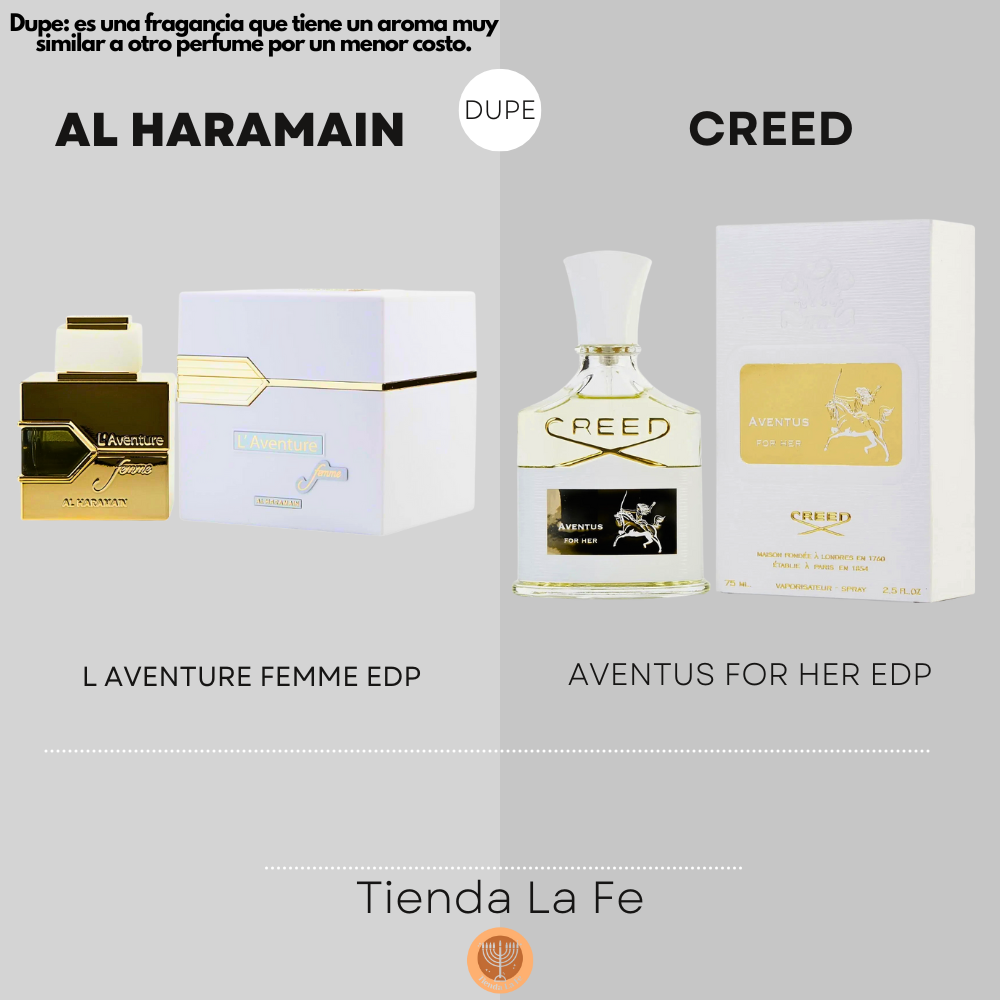 AL HARAMAIN L AVENTURE FEMME EDP 100ML (M) (DUPE CREED AVENTUS FOR HER EDP)