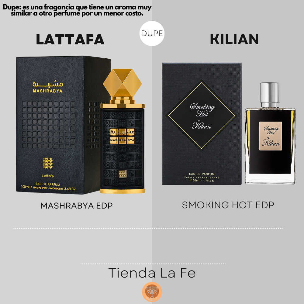 LATTAFA MASHRABYA EDP 100ML (H) (DUPE KILIAN SMOKING HOT EDP)