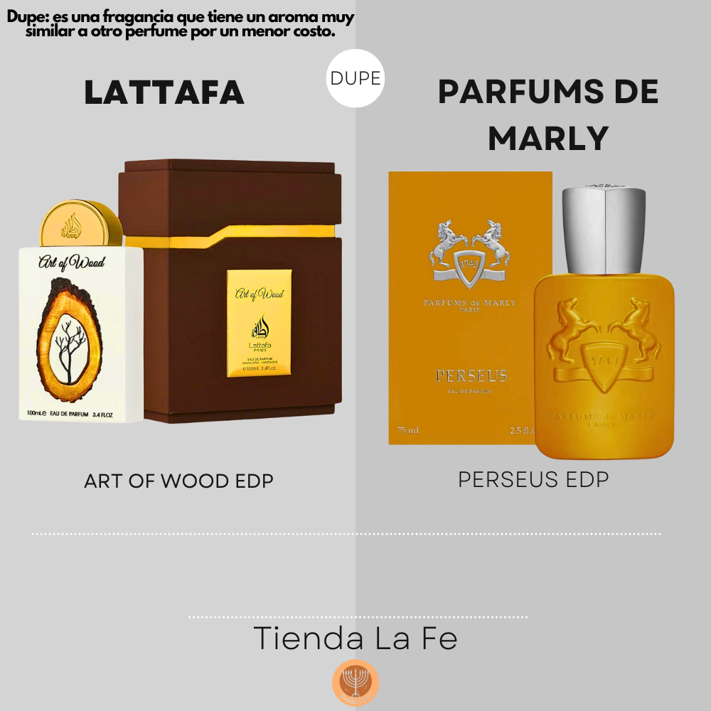 LATTAFA ART OF WOOD EDP 100ML (H) (DUPE PARFUMS DE MARLY PERSEUS EDP)
