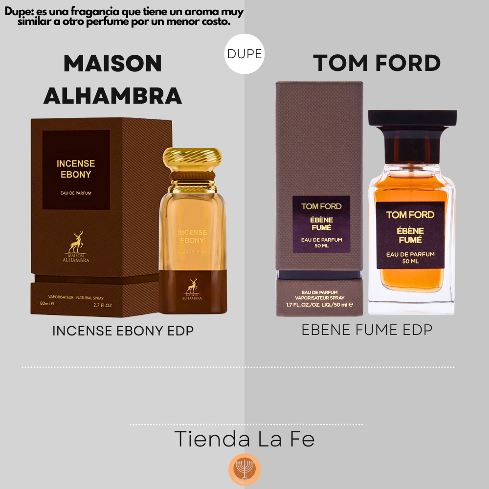 MAISON ALHAMBRA INCENSE EBONY EDP 80ML (H) (DUPE TOM FORD EBENE FUME EDP)