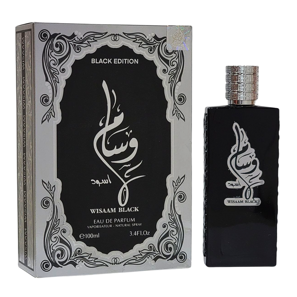 WADI AL KHALEEJ WISAAM BLACK EDITION EDP 100ML (H) (DUPE DAVIDOFF COOL WATER EDT)