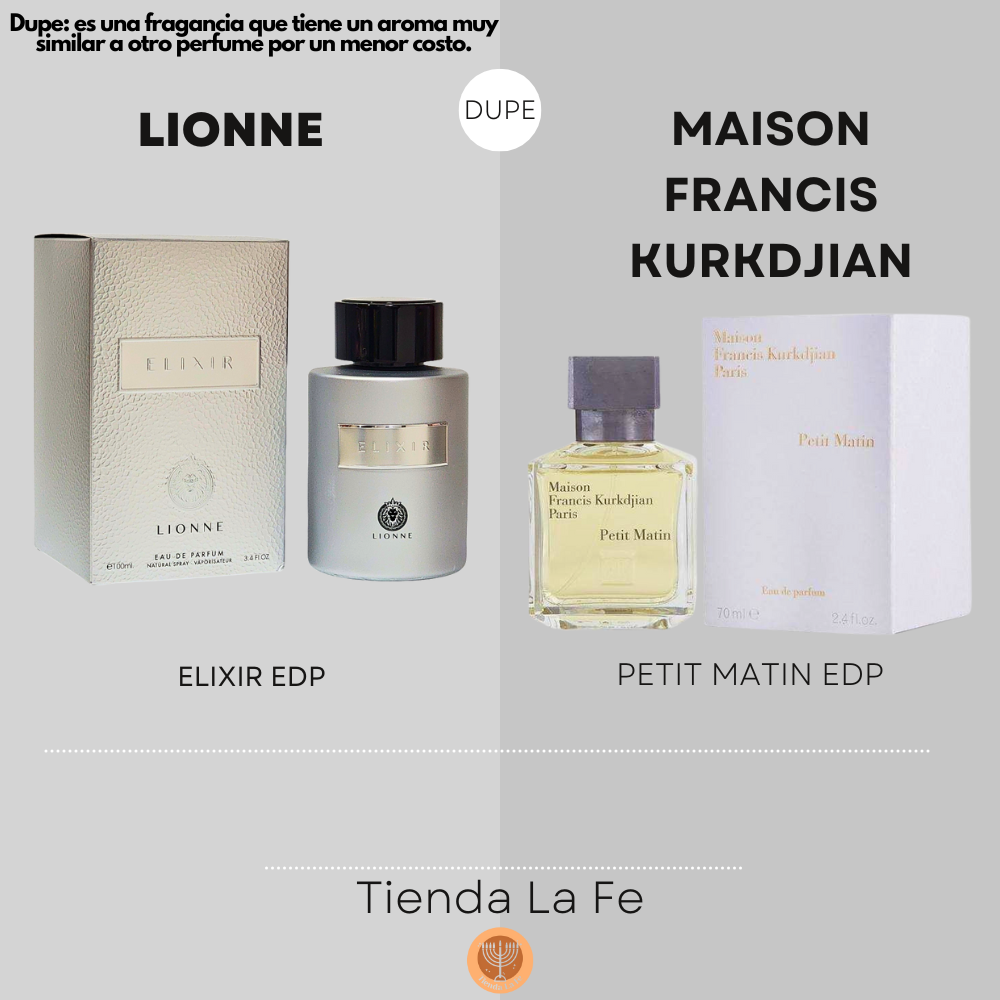 LIONNE ELIXIR EDP 100ML (M) (DUPE MAISON FRANCIS KURKDJIAN PETIT MATIN EDP)