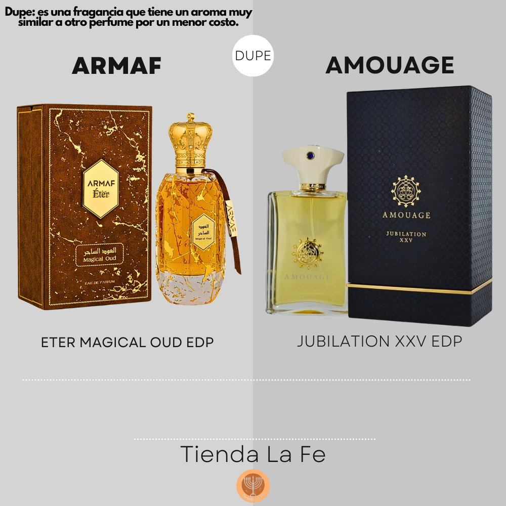 ARMAF ETER MAGICAL OUD EDP 100ML (H) (DUPE AMOUAGE JUBILATION XXV EDP)