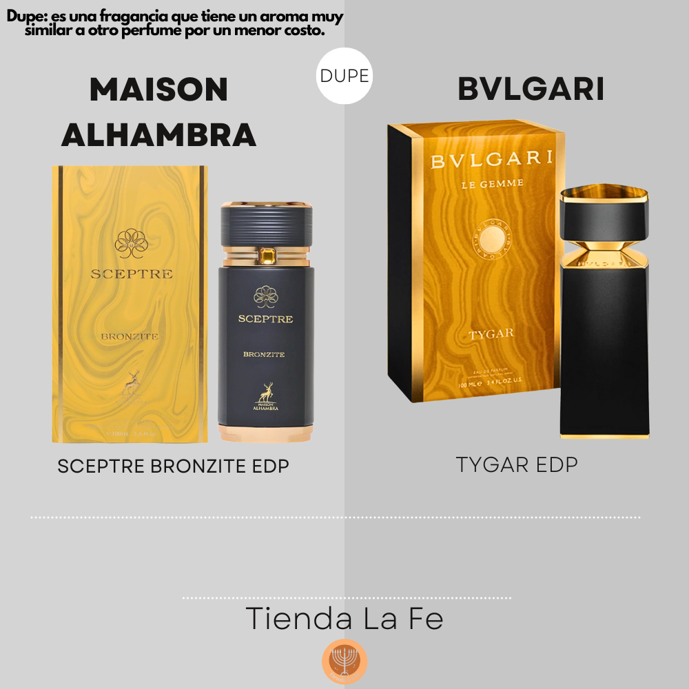 MAISON ALHAMBRA SCEPTRE BRONZITE EDP 100ML (H) (DUPE BVLGARI TYGAR EDP)