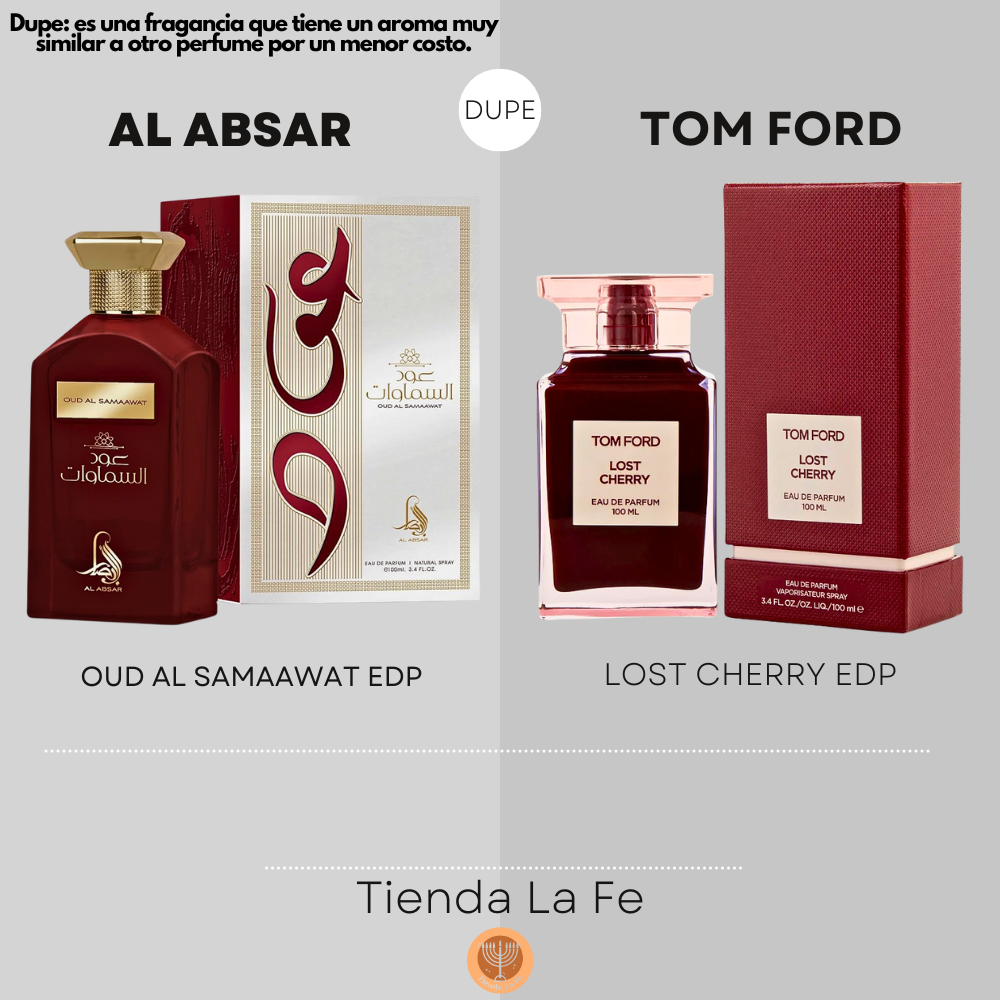 AL ABSAR OUD AL SAMAAWAT EDP 100ML (M) (DUPE TOM FORD LOST CHERRY EDP)