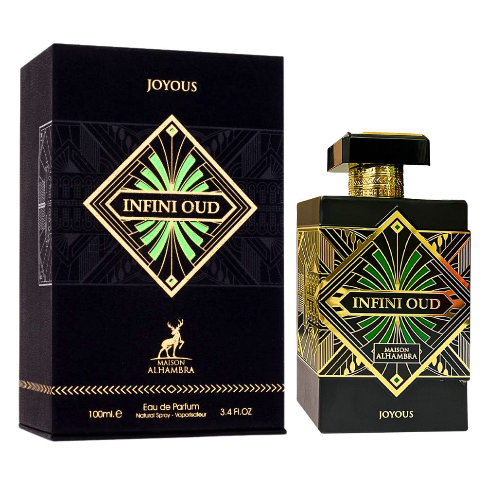 MAISON ALHAMBRA INFINI OUD JOYOUS EDP 100ML (H) (DUPE INITIO PARFUMS PRIVES OUD FOR HAPPINESS EDP)