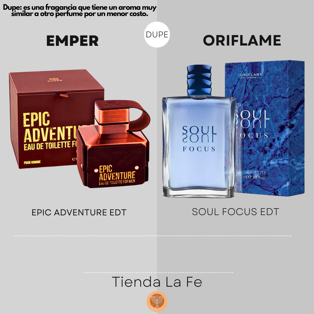 EMPER EPIC ADVENTURE EDT 100ML (H) (DUPE ORIFLAME SOUL FOCUS EDT)