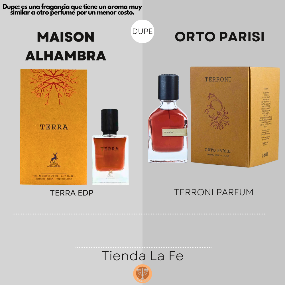 MAISON ALHAMBRA TERRA EDP 50ML (H) (DUPE ORTO PARISI TERRONI PARFUM)