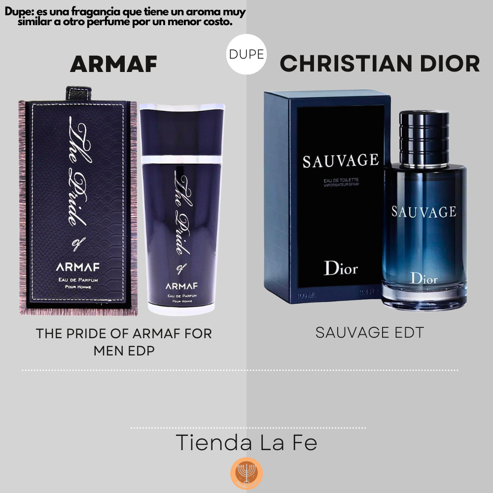 ARMAF THE PRIDE OF ARMAF FOR MEN EDP 100ML (H) (DUPE CHRISTIAN DIOR SAUVAGE EDT)