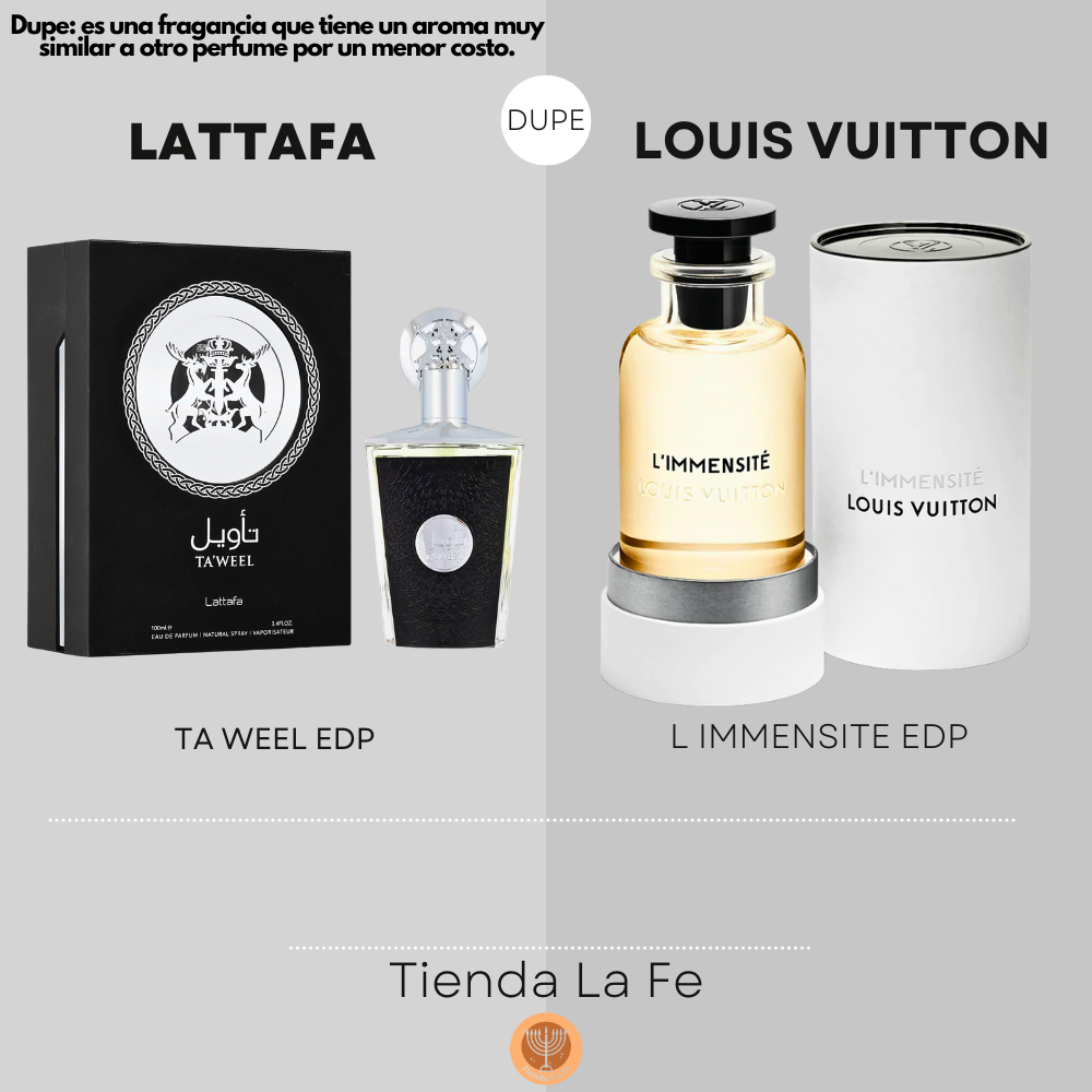 LATTAFA TA WEEL EDP 100ML (H) (DUPE LOUIS VUITTON L IMMENSITE EDP)