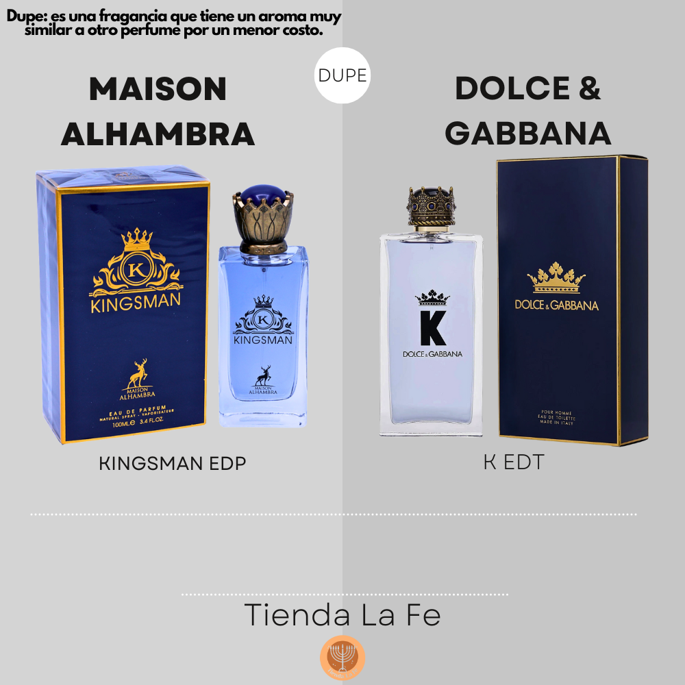MAISON ALHAMBRA KINGSMAN EDP 100ML (H) (DUPE DOLCE & GABBANA K EDT)