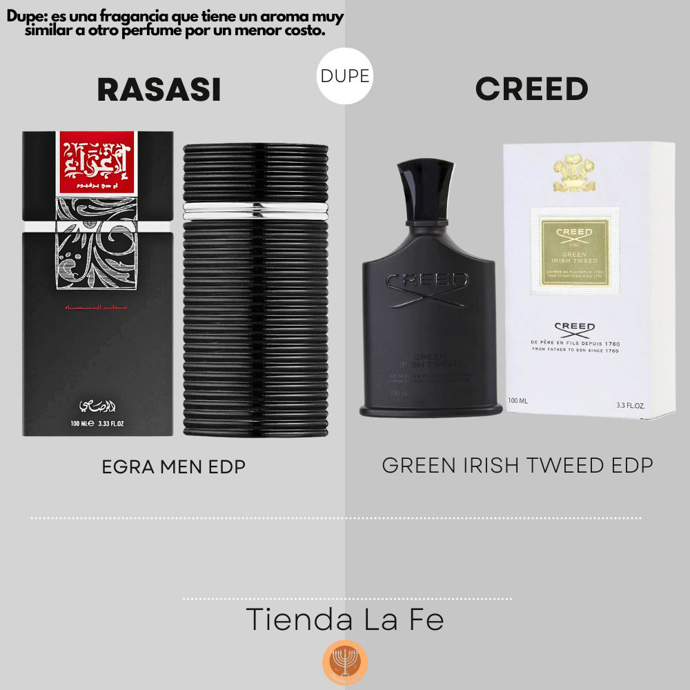 RASASI EGRA MEN EDP 100ML (H) (DUPE CREED GREEN IRISH TWEED EDP)