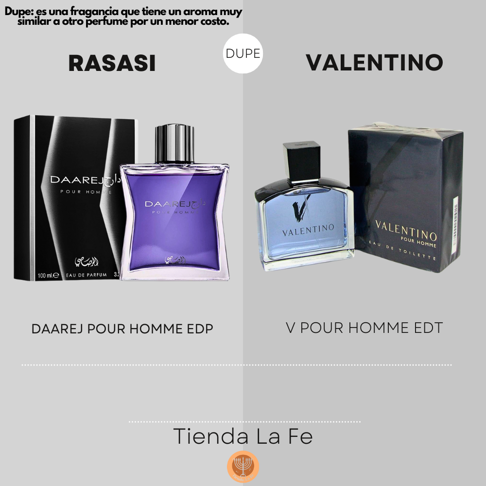 RASASI DAAREJ POUR HOMME EDP 100ML (H) (DUPE VALENTINO V POUR HOMME EDT)