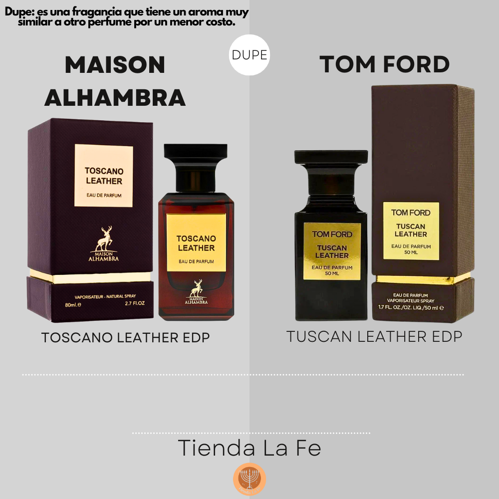MAISON ALHAMBRA TOSCANO LEATHER EDP 80ML (H) (DUPE TOM FORD TUSCAN LEATHER EDP)