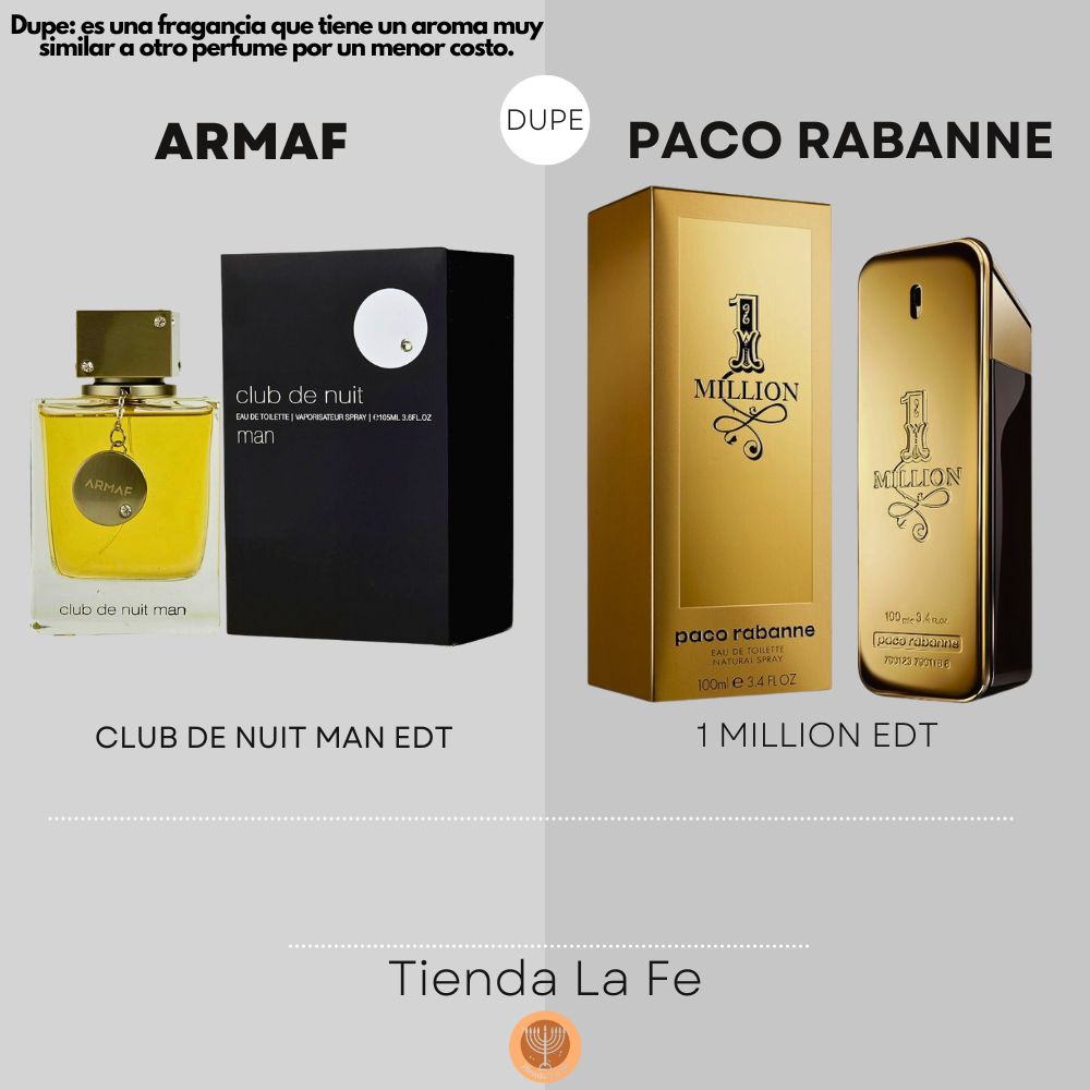 ARMAF CLUB DE NUIT MAN EDT 105ML (H) (DUPE PACO RABANNE 1 MILLION EDT)