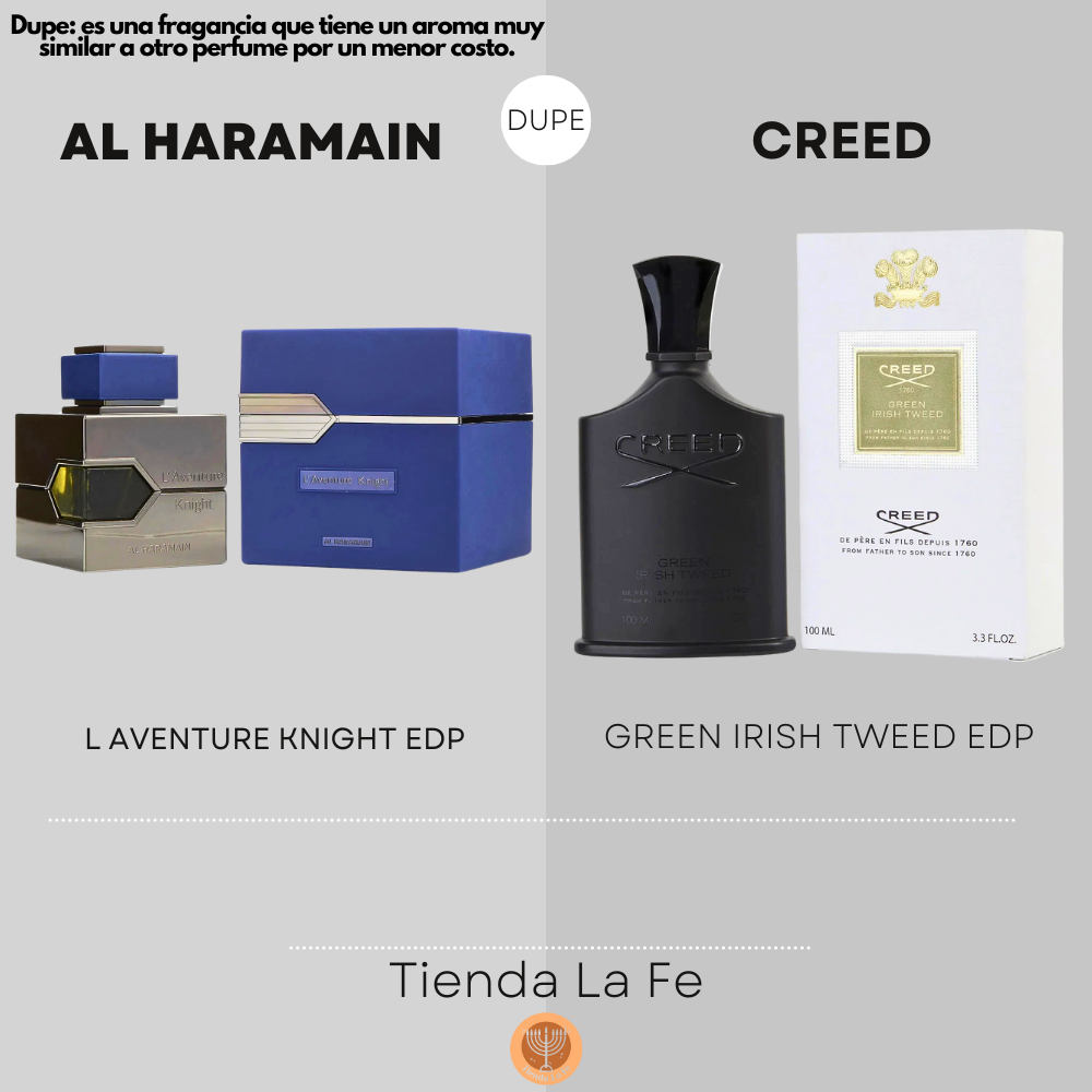 AL HARAMAIN L AVENTURE KNIGHT EDP 100ML (H) (DUPE CREED GREEN IRISH TWEED EDP)