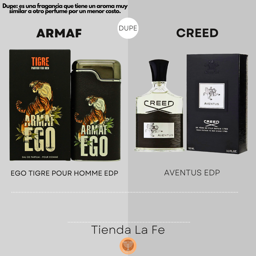 ARMAF EGO TIGRE POUR HOMME EDP 100ML (H) (DUPE CREED AVENTUS EDP)