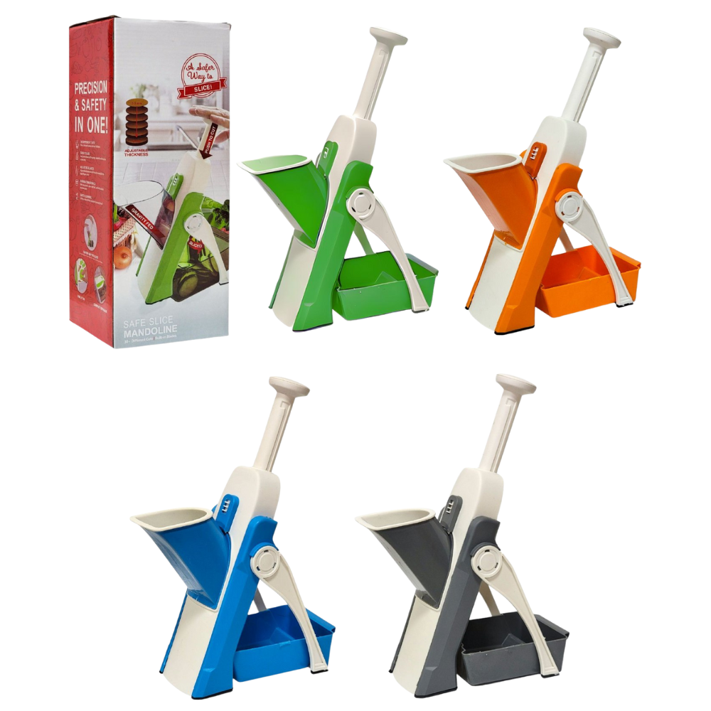 MAQUINA CORTADOR DE VERDURAS MULTIFUNCIONAL 30 CORTES DIFERENTES ACERO INOXIDABLE