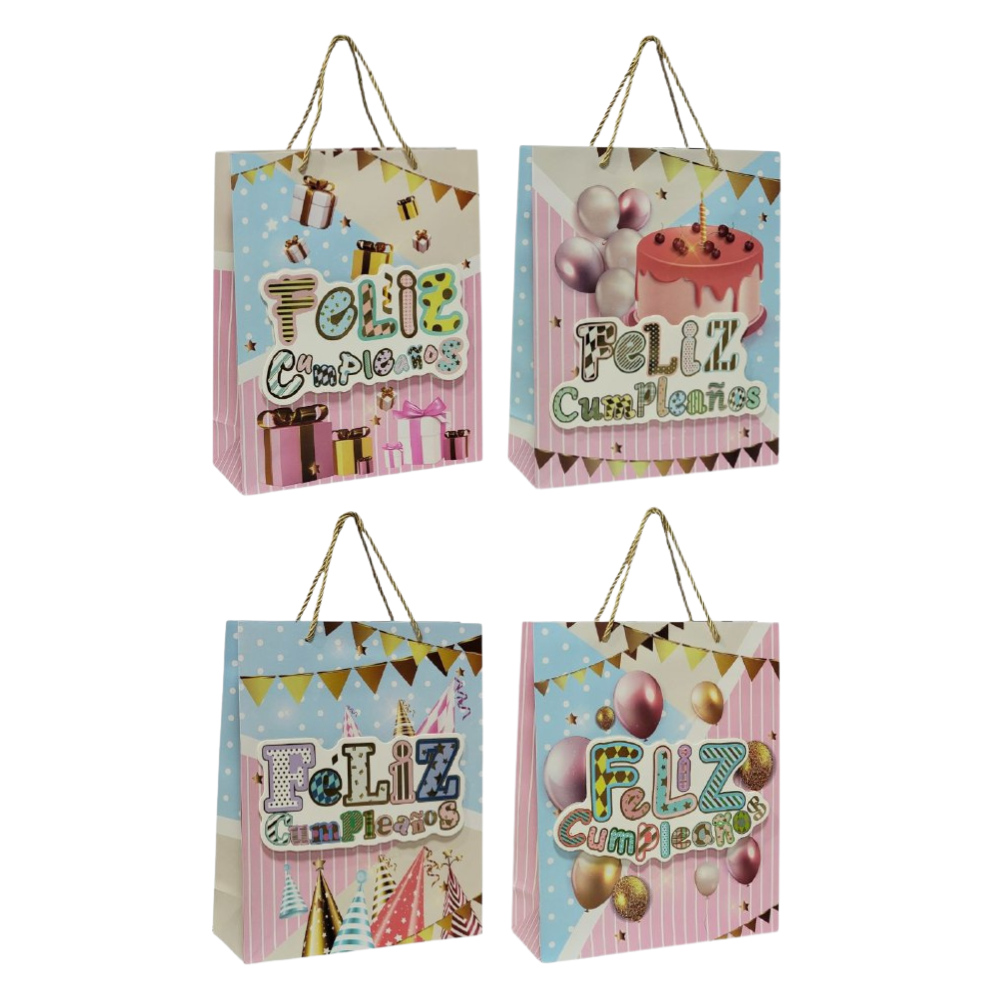 BOLSA DE REGALO MEDIANA 26X32X10CM