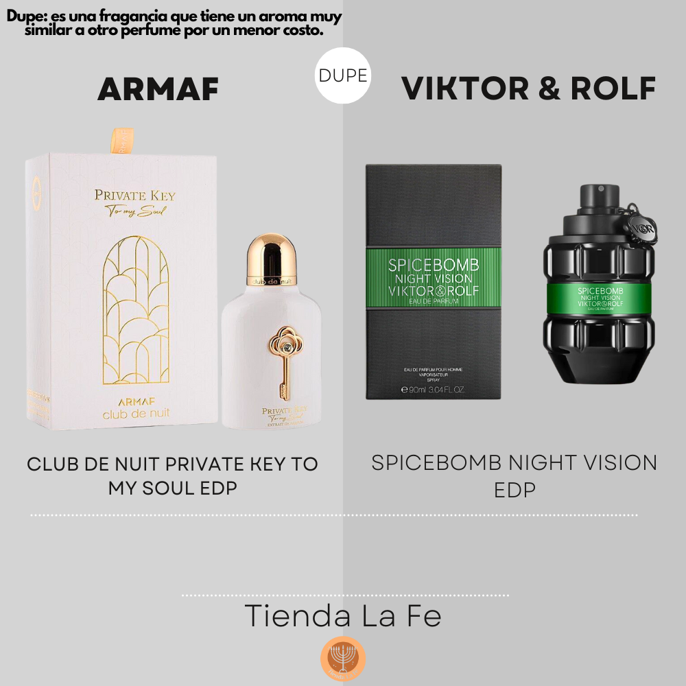 ARMAF CLUB DE NUIT PRIVATE KEY TO MY SOUL EDP 100ML (U) (DUPE VIKTOR & ROLF SPICEBOMB NIGHT VISION EDP)