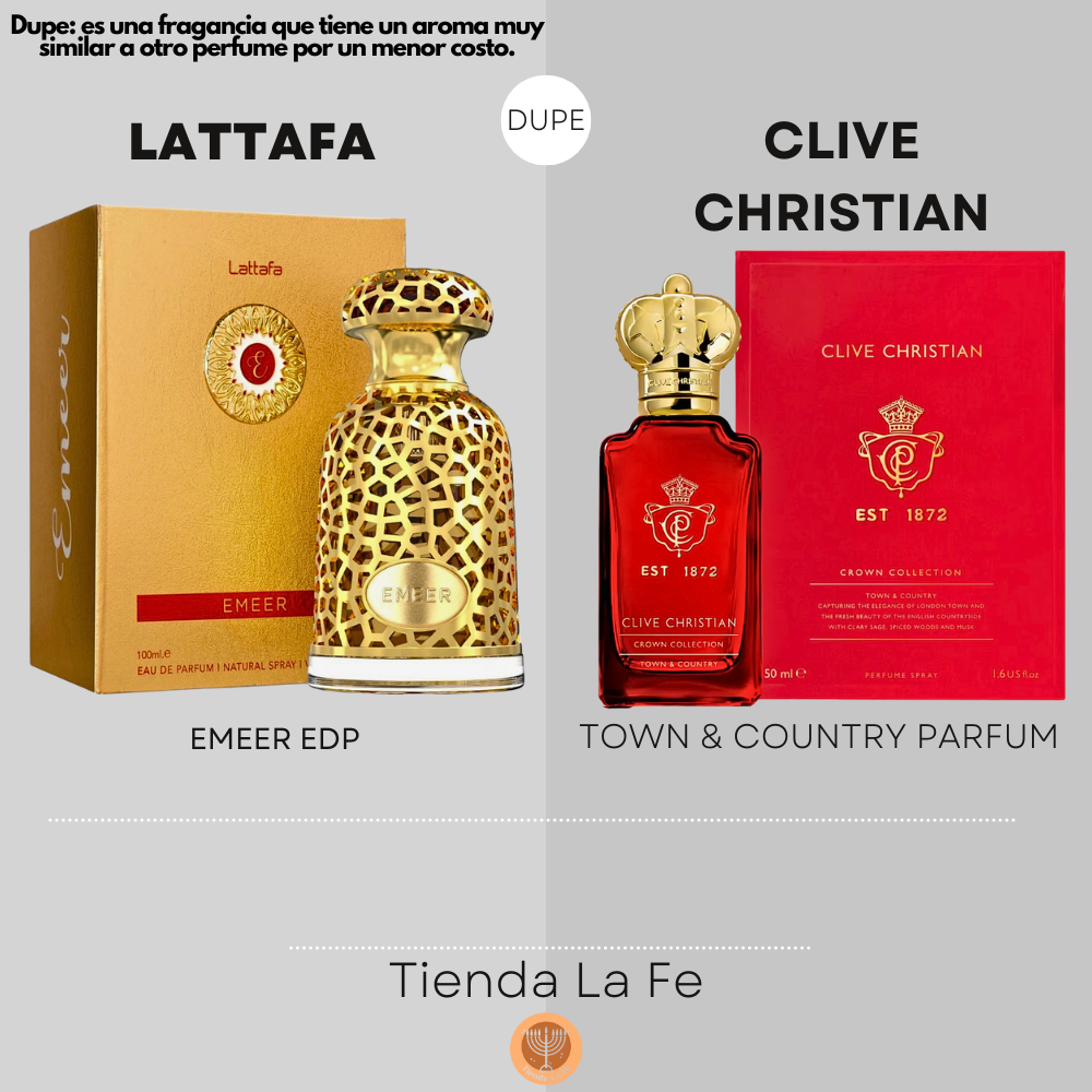 LATTAFA EMEER EDP 100ML (U) (DUPE CLIVE CHRISTIAN TOWN & COUNTRY PARFUM)