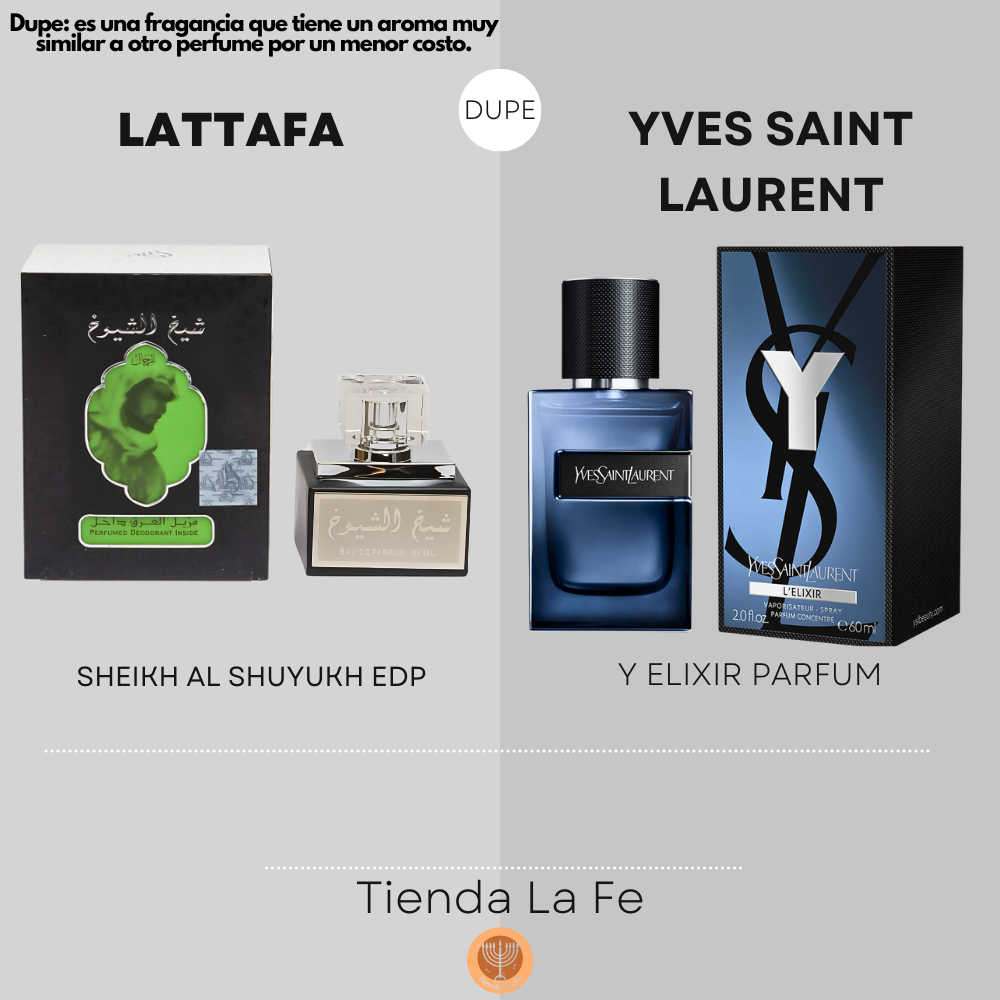 LATTAFA SHEIKH AL SHUYUKH EDP 50ML (U) (DUPE YVES SAINT LAURENT Y ELIXIR PARFUM)