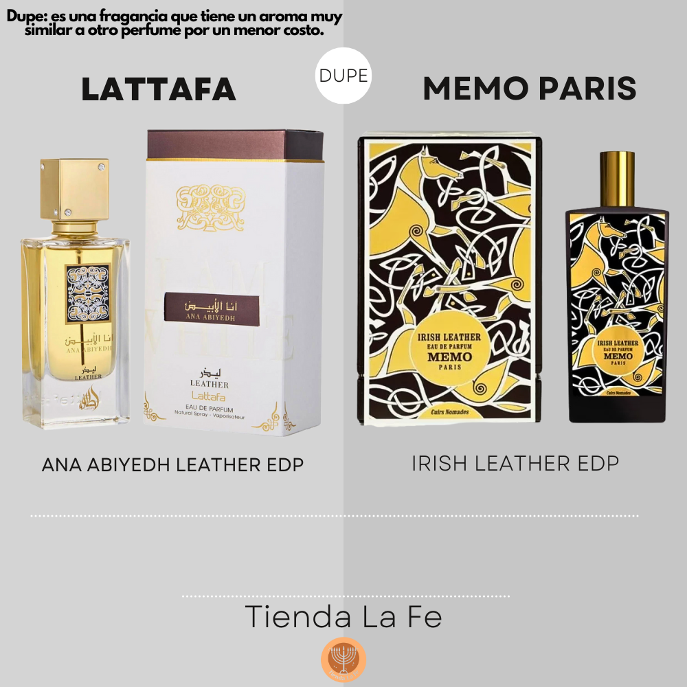 LATTAFA ANA ABIYEDH LEATHER EDP 60ML (U) (DUPE MEMO PARIS IRISH LEATHER EDP)