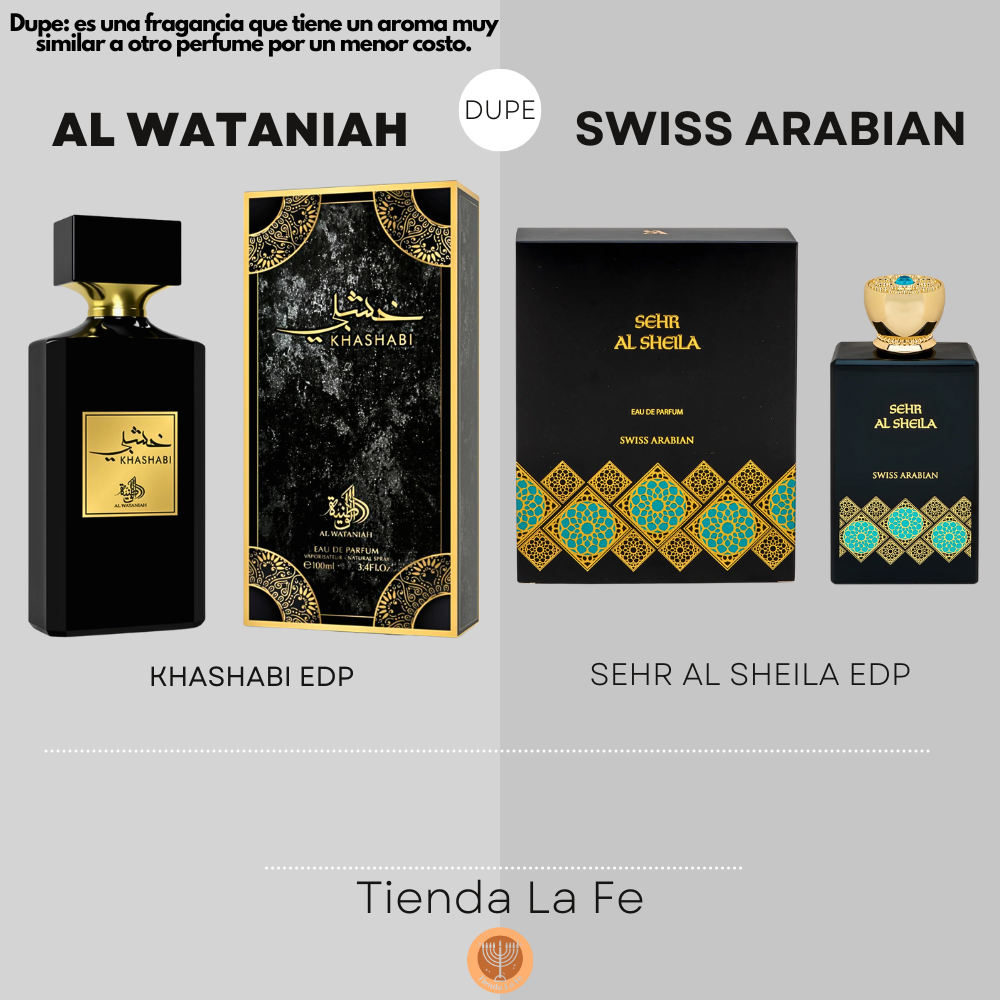 AL WATANIAH KHASHABI EDP 100ML (M) (DUPE SWISS ARABIAN SEHR AL SHEILA EDP)