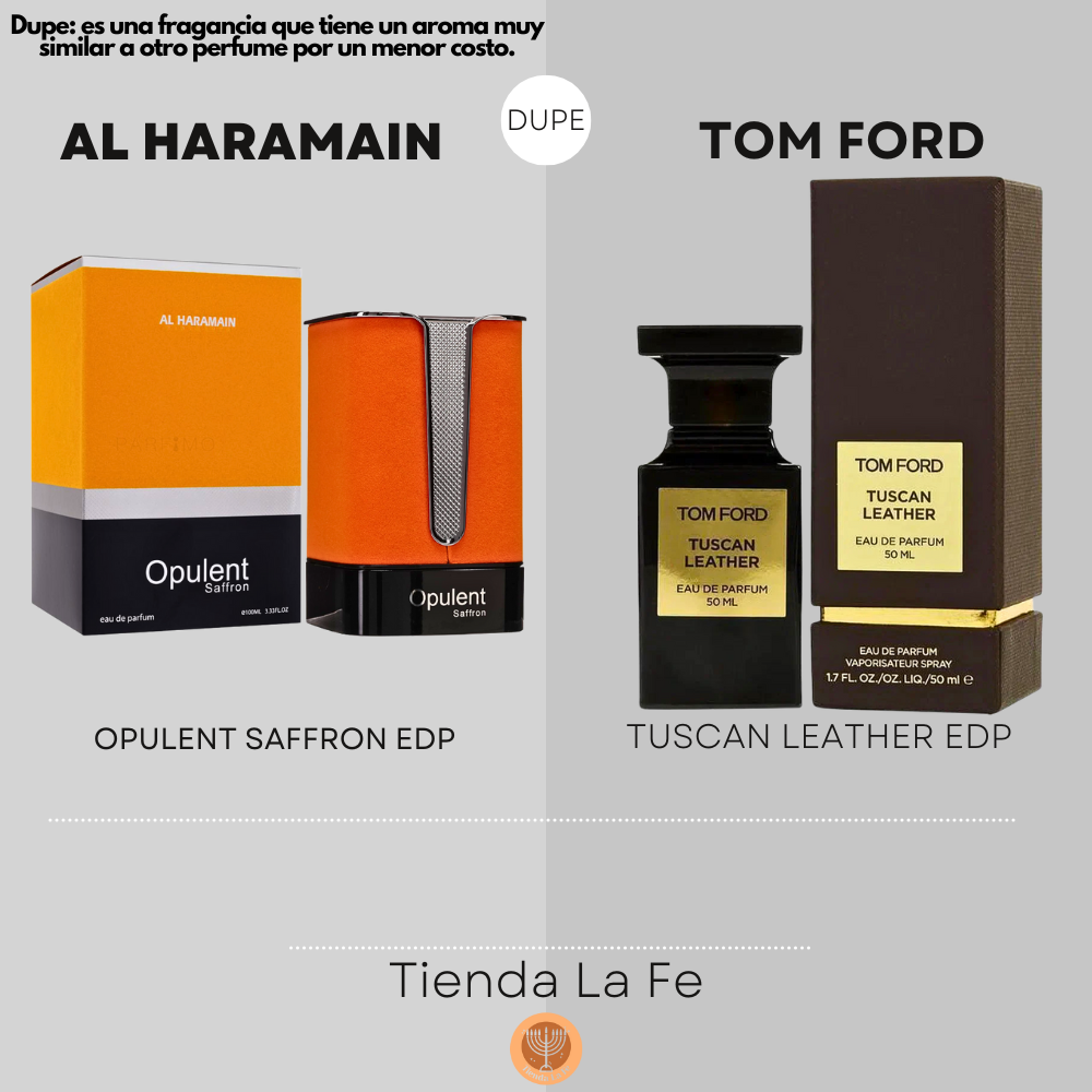 AL HARAMAIN OPULENT SAFFRON EDP 100ML (U) (DUPE TOM FORD TUSCAN LEATHER EDP)