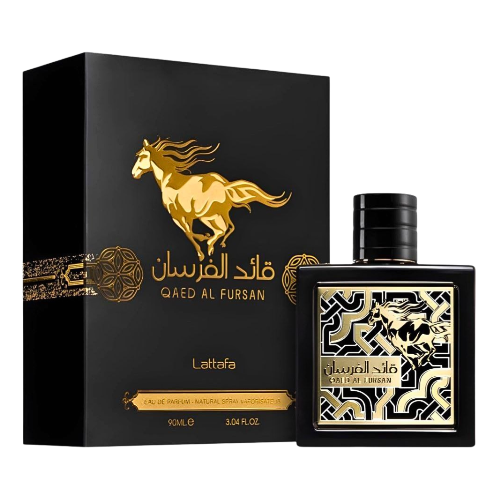 LATTAFA QAED AL FURSAN EDP 90ML (U) (DUPE PACO RABANNE BLACK XS EDT)