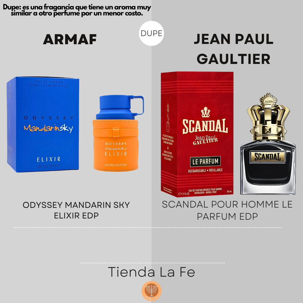 ARMAF ODYSSEY MANDARIN SKY ELIXIR EDP 100ML (H) (DUPE JEAN PAUL GAULTIER SCANDAL POUR HOMME LE PARFUM EDP)