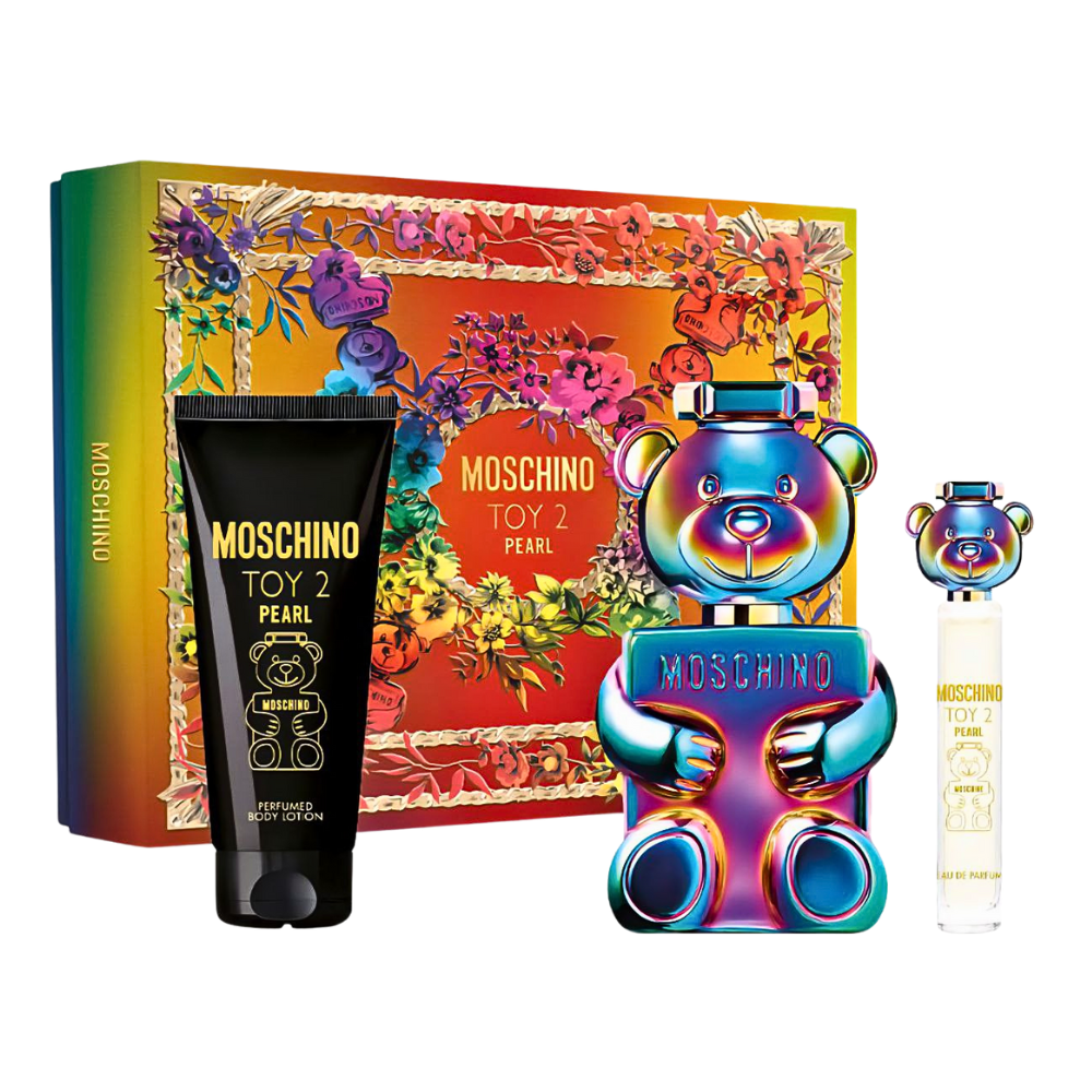 SET MOSCHINO TOY 2 PEARL EDP 100ML, EDP 10ML, BODY LOTION 100ML (M)