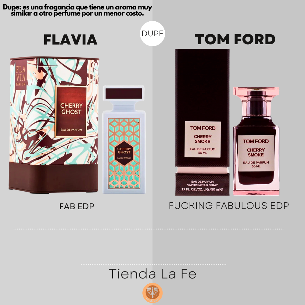 FLAVIA CHERRY GHOST EDP 90ML (U) (DUPE TOM FORD CHERRY SMOKE EDP)
