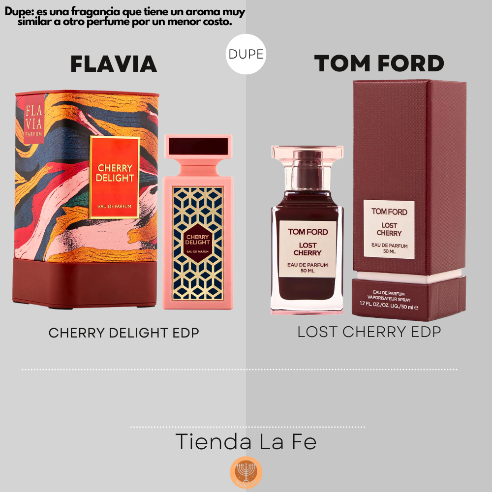 FLAVIA CHERRY DELIGHT EDP 90ML (U) (DUPE TOM FORD LOST CHERRY EDP)