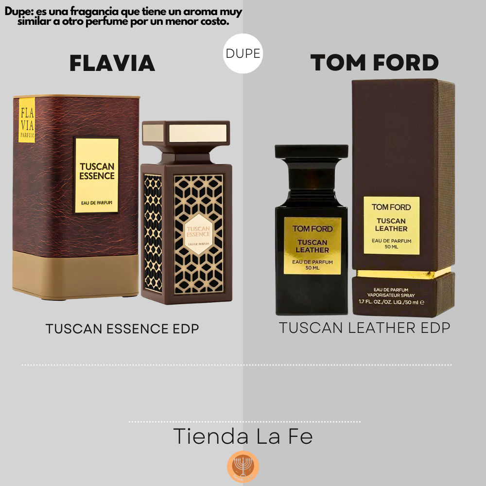 FLAVIA TUSCAN ESSENCE EDP 90ML (U) (DUPE TOM FORD TUSCAN LEATHER EDP)