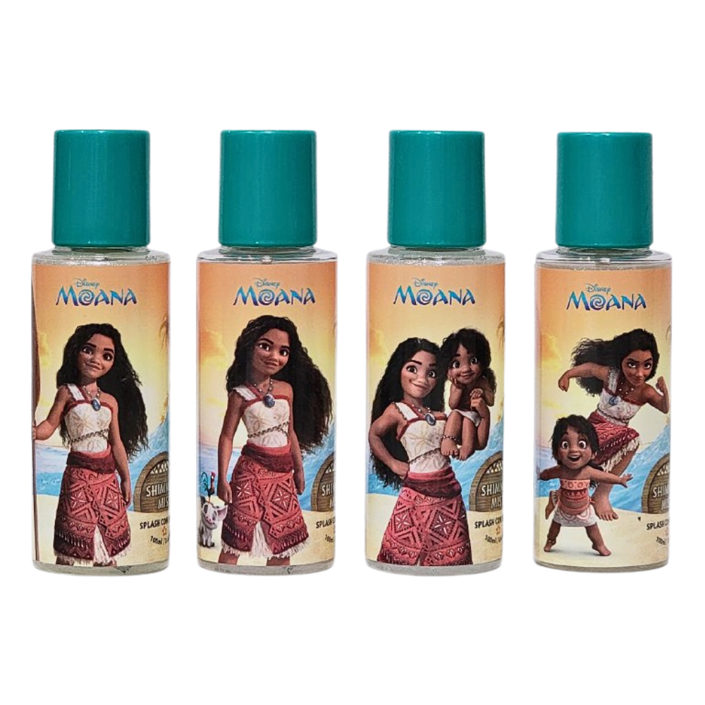 SPLASH MINI CON BRILLO PARA NIÑAS, 4 ESTILOS DISNEY MOANA 100ML (M)