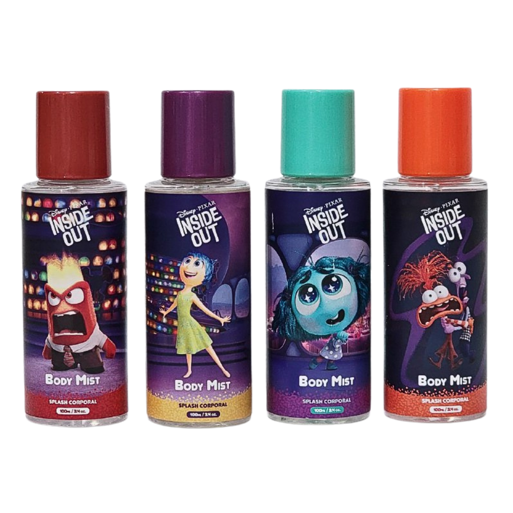 SPLASH MINI PARA NIÑAS, 4 ESTILOS DISNEY PIXAR INTENSAMENTE 100ML (M)