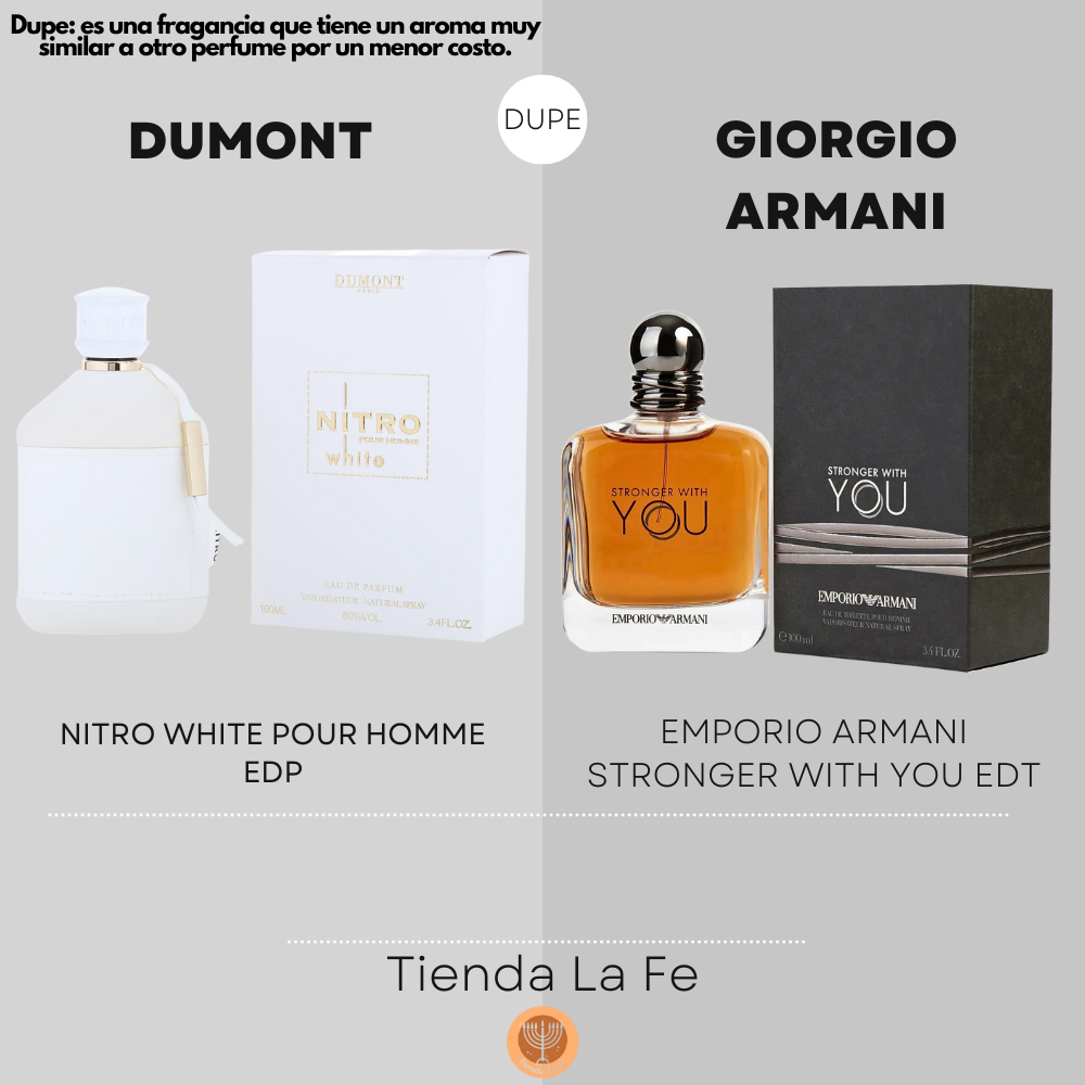 DUMONT NITRO WHITE POUR HOMME EDP 100ML (H) (DUPE GIORGIO ARMANI EMPORIO ARMANI STRONGER WITH YOU EDT)