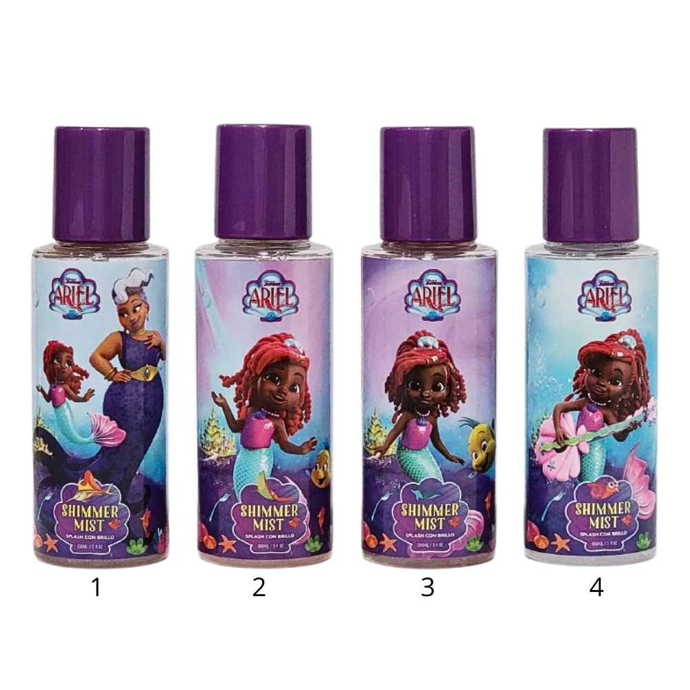 NEVADA KIDS SPLASH CON BRILLO DISNEY ARIEL 100ML (M)