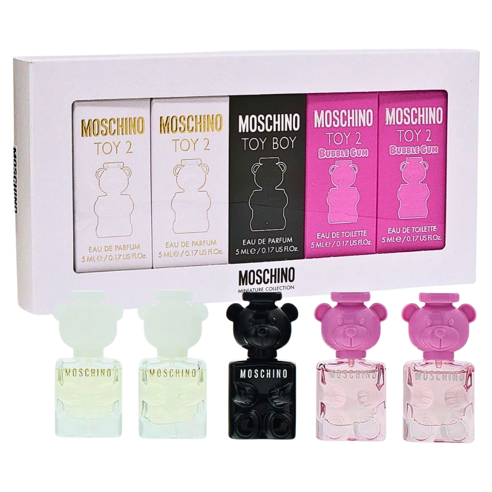 SET MOSCHINO MINIATURE COLLECTION MINI EDP 5MLX5 (M)