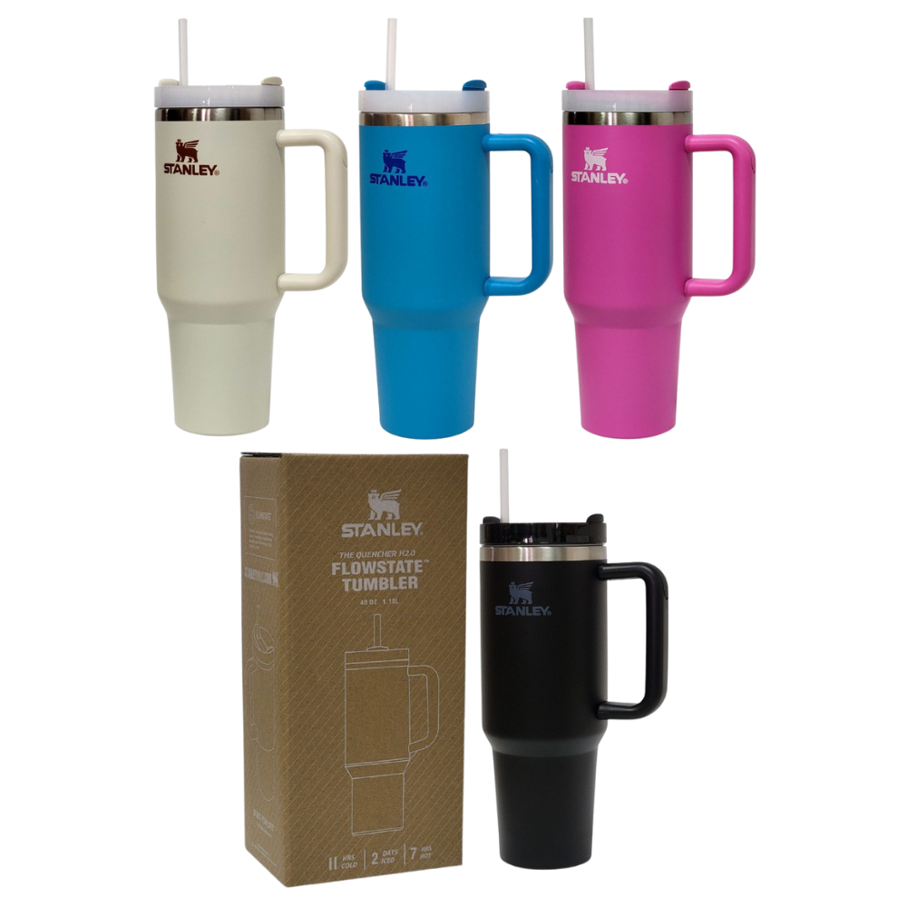 VASO STANLEY ORIGINAL DE ACERO INOXIDABLE 40 ONZAS