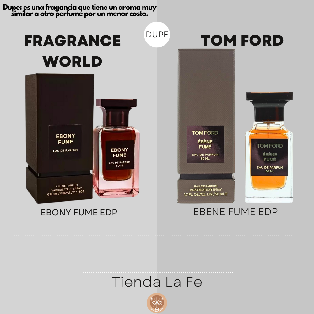 FRAGRANCE WORLD EBONY FUME EDP 80ML (H) (DUPE TOM FORD EBENE FUME EDP)