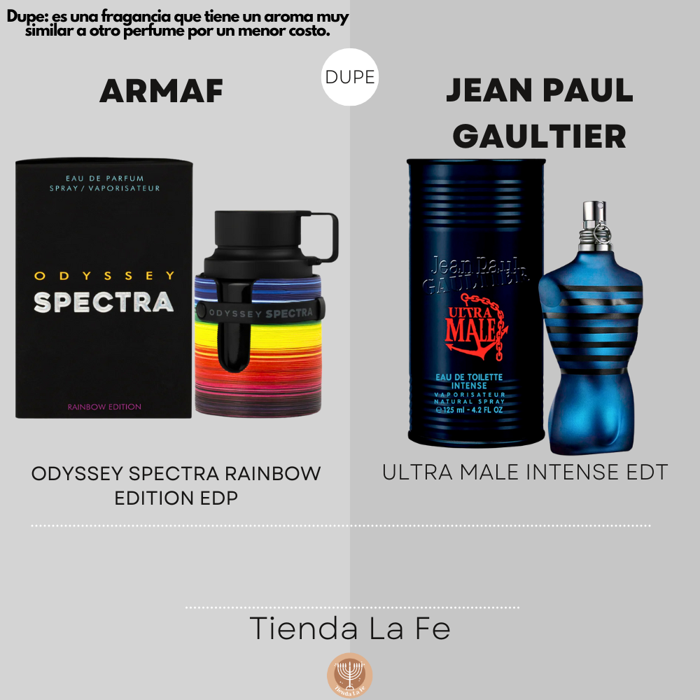 ARMAF ODYSSEY SPECTRA RAINBOW EDITION EDP 100ML (U) (DUPE JEAN PAUL GAULTIER ULTRA MALE INTENSE EDT)