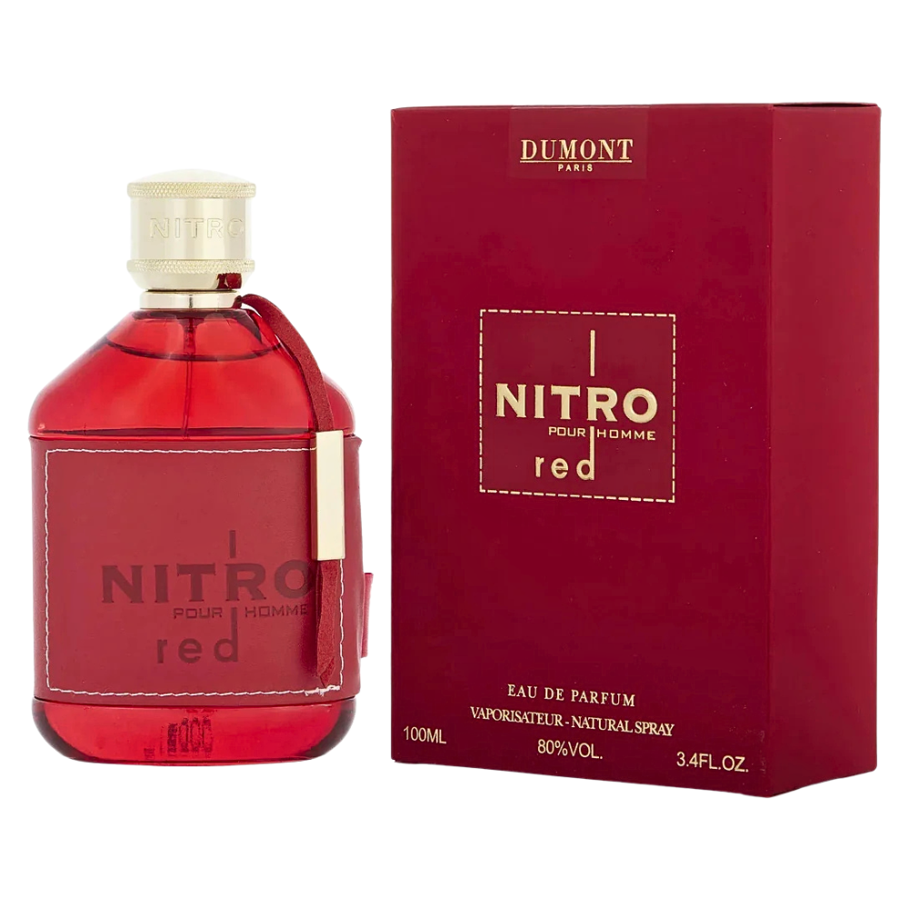 DUMONT NITRO RED POUR HOMME EDP 100ML (H) (DUPE PACO RABANNE INVICTUS EDT)