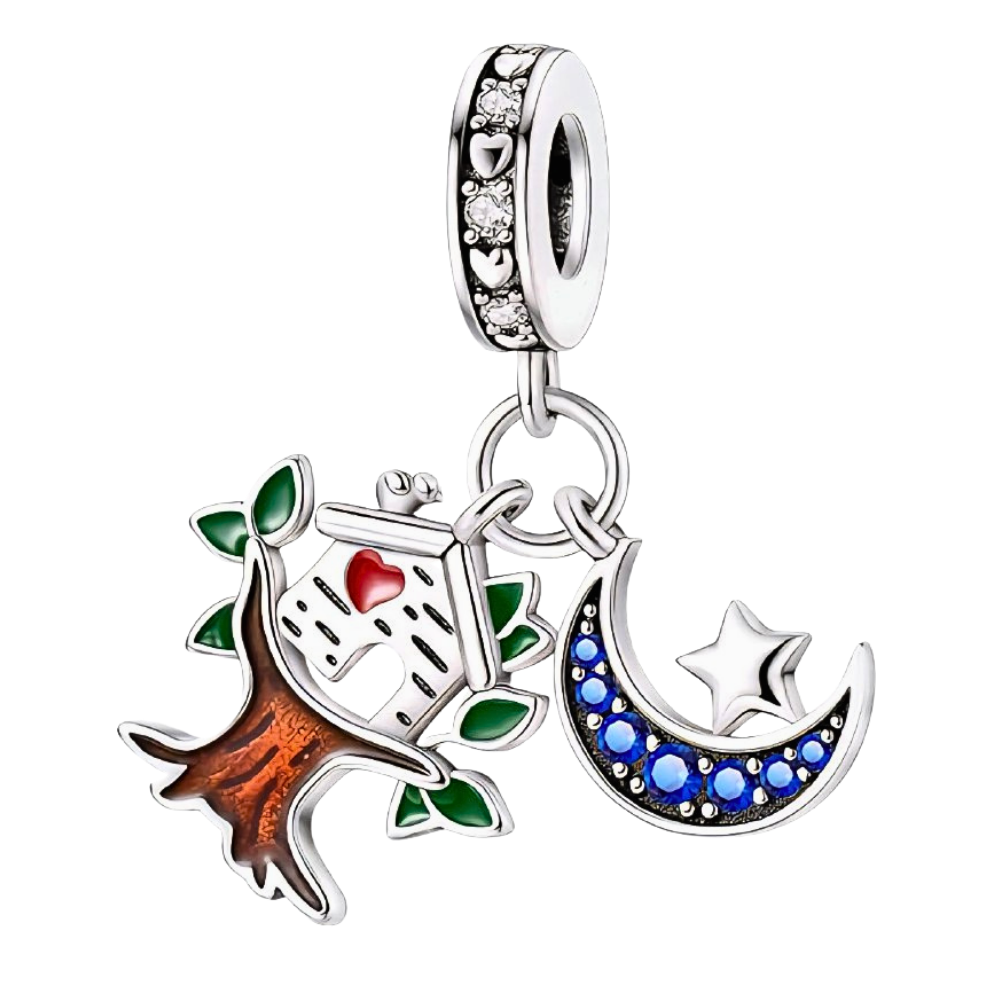 PCHARM3141 FORMA LUNA Y CASA DEL ARBOL