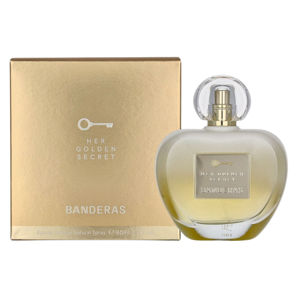 ANTONIO BANDERAS HER GOLDEN SECRET FOR WOMEN EDT 80ML (M)